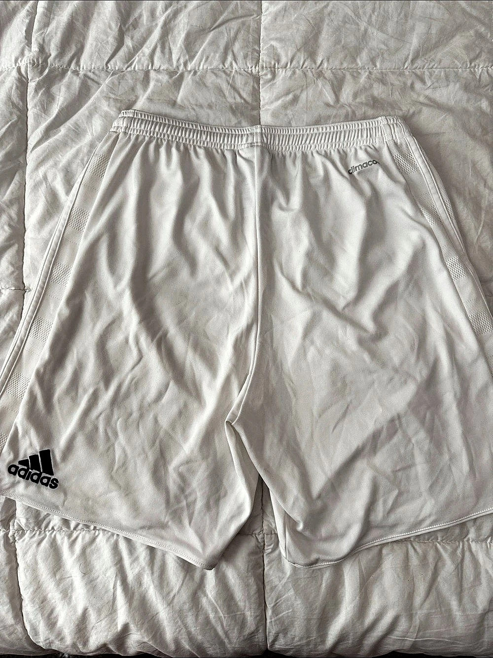 adidas Climacool Athletic Shorts White Size Medium
